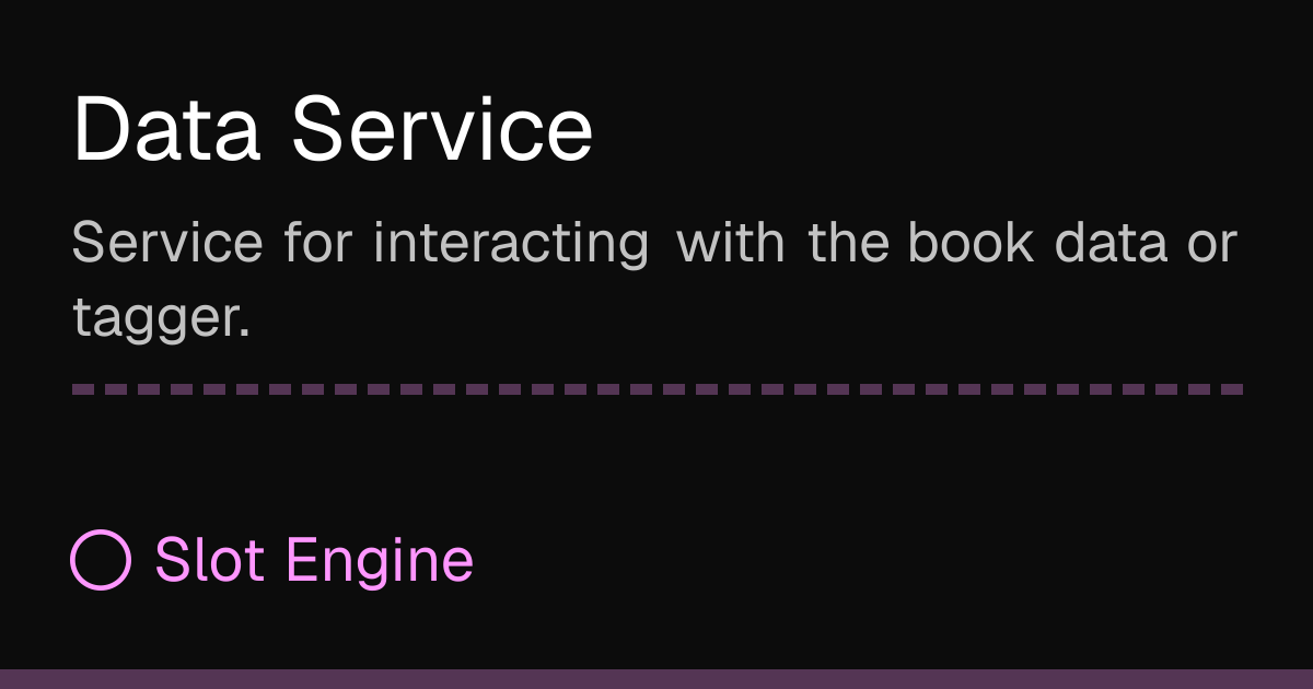 Data Service | Slot Engine